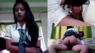 Pelajar Sekolah Ngewe Ganas Sepi Memek Banjir